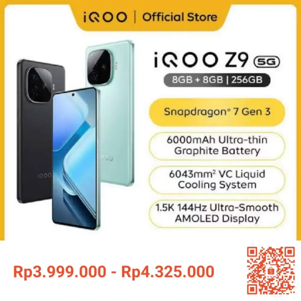 Iqoo Z9 5g 8/256 new segel