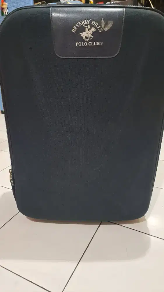 Koper polo dark blue roda 2 ukuran tinggi 64xpanjang40x/lebar25