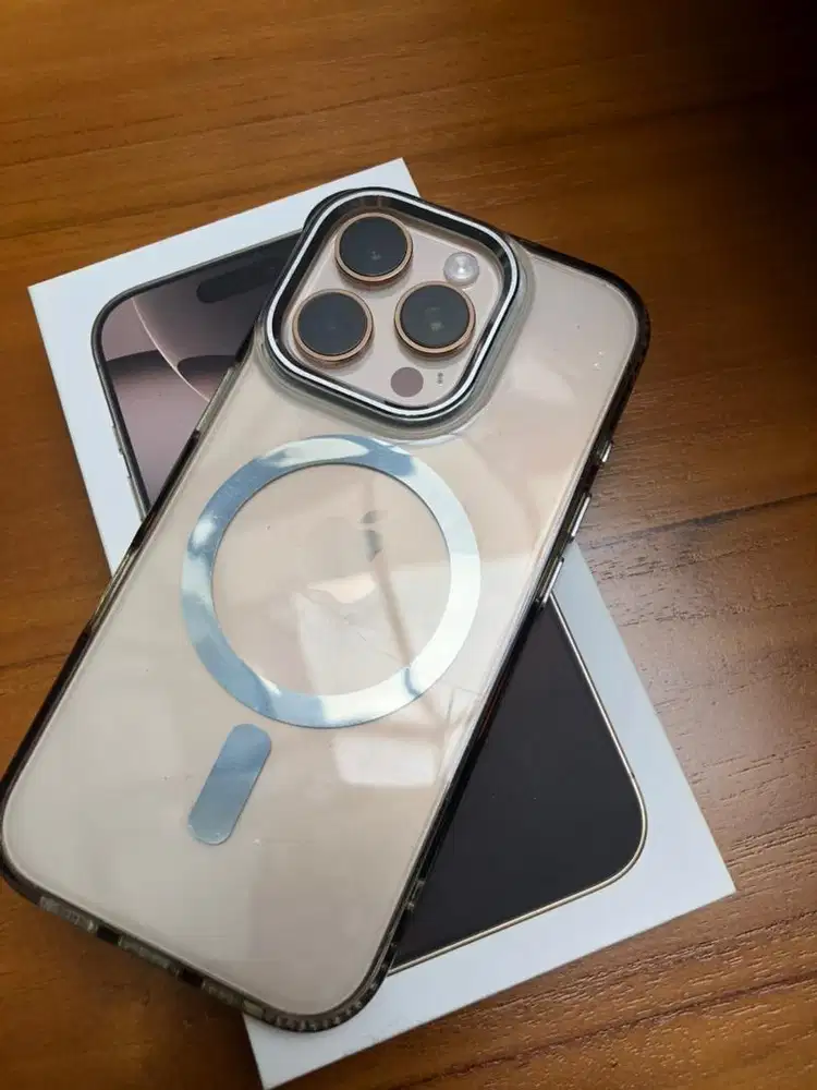 IPHONE 16PRO 256 GB dessert titanium masih ada garansi