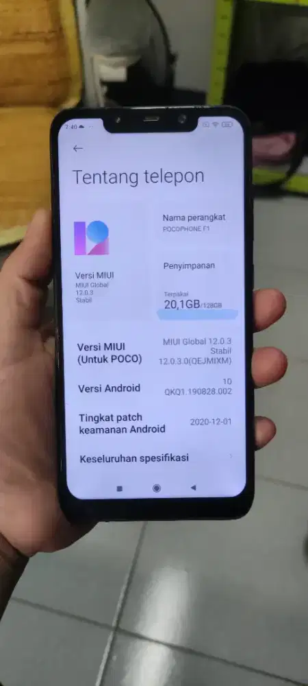 poco f1 6/128 batangan