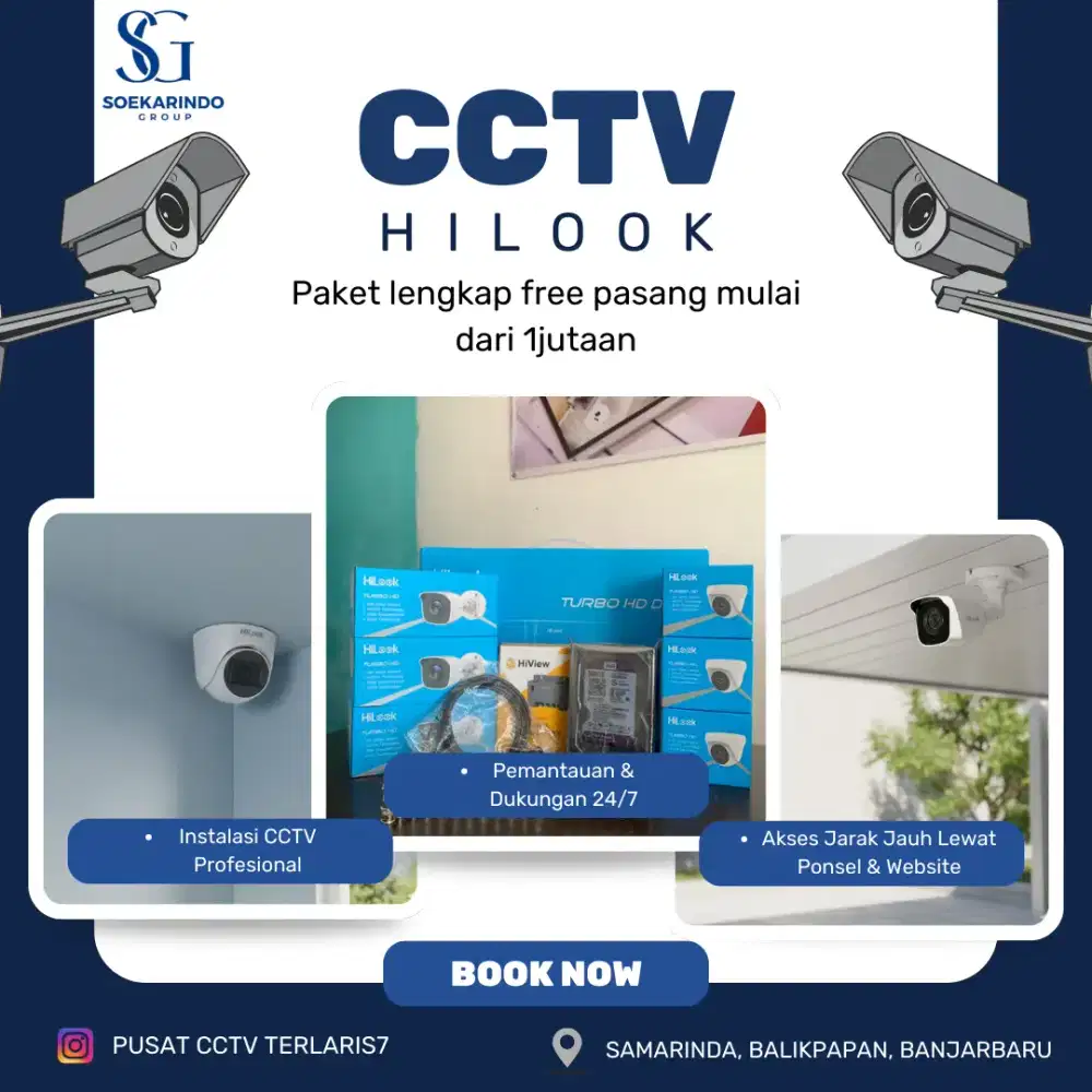 KAMERA CCTV MEREK HILOOK TERBEST SELLER DISAMARINDA