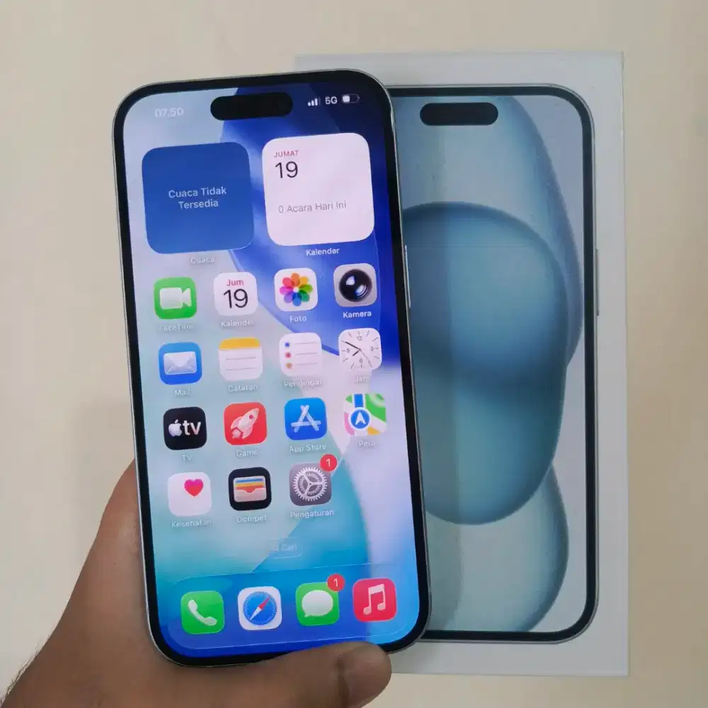 iPhone 15 128gb Blue Fullset All Operator