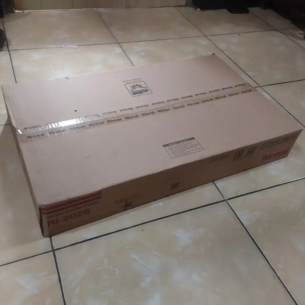 Kompor gas 2 tungku Rinnai RI 202S segelbox baru
