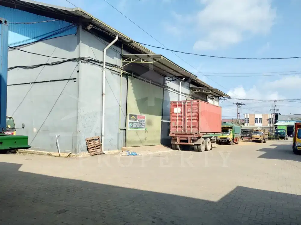Dijual Gudang Siap Pakai Bisa Akses Kontainer