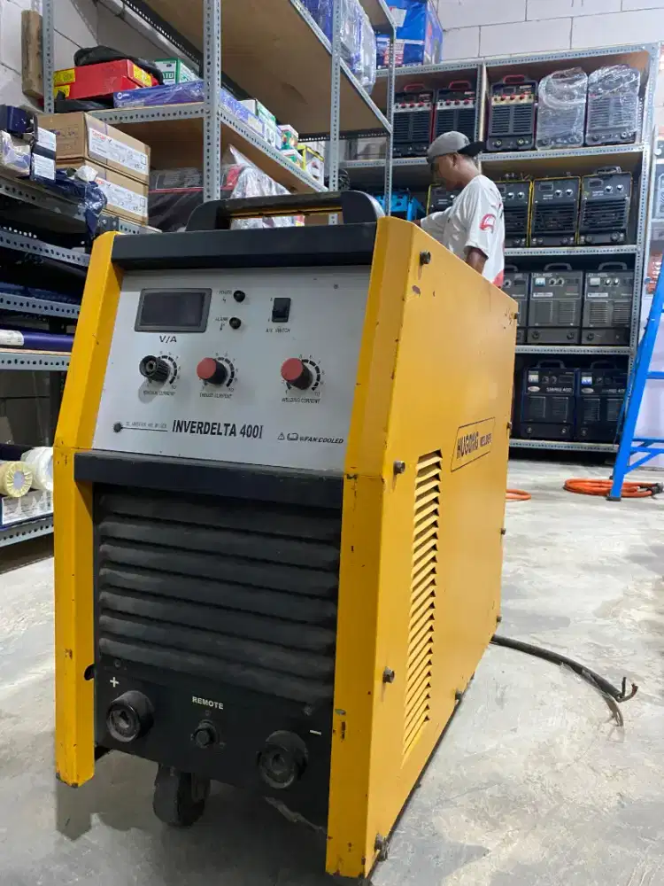 MESIN LAS BEKAS MMA 400A HUGONG BEKAS 3 PHASE LISTRIK INVERTER SECOND