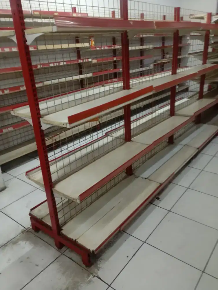 rak minimarket bekas