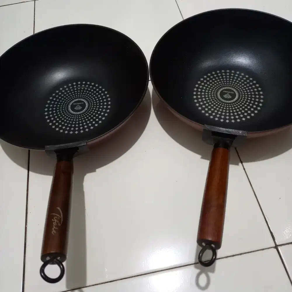 2 pc wajan teflon