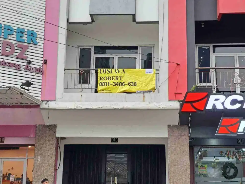 Disewakan Ruko Strategis Mayjend Sungkono