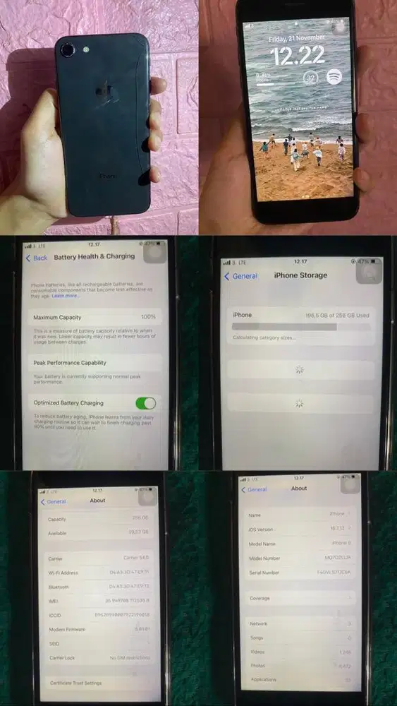 Iphone 8 256GB Bisa Shopee