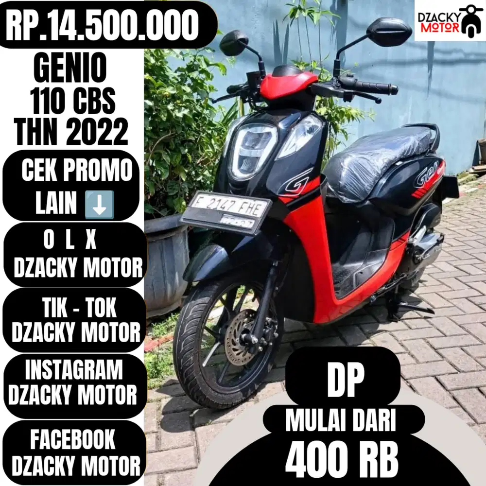 GENIO 110 CBS THN 2022 SECOND LIKE NEW