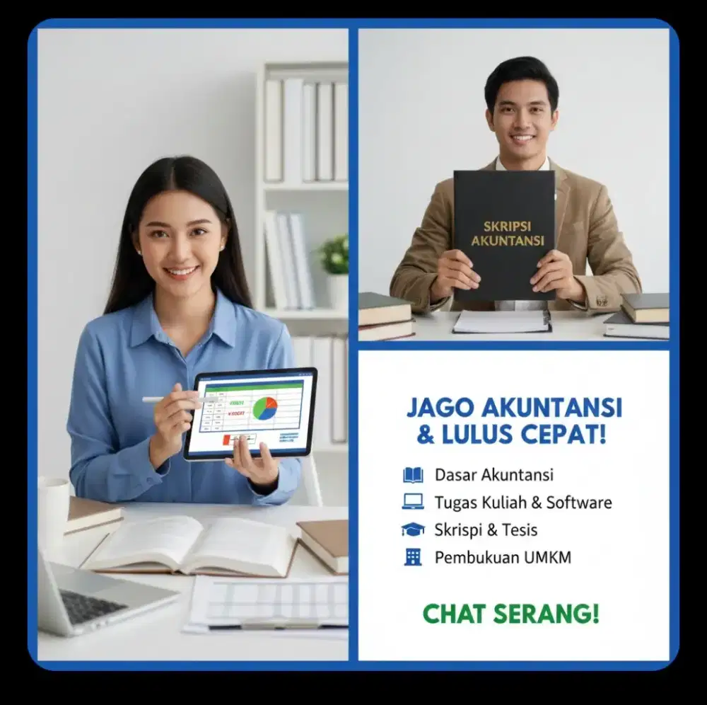 Jago Akuntansi & Bimbingan Tugas Akhir (Cepat Lulus)