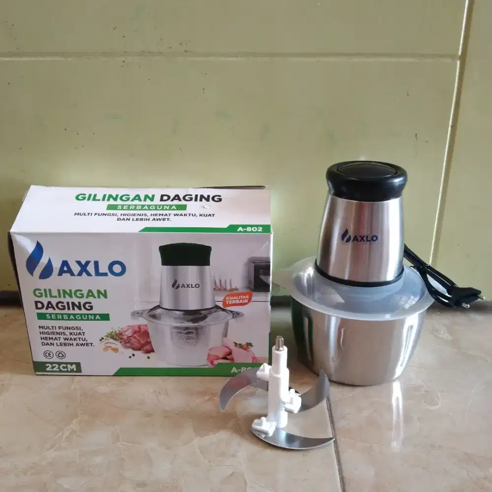 Gilingan Daging Serbaguna Stainless Axlo A-802
