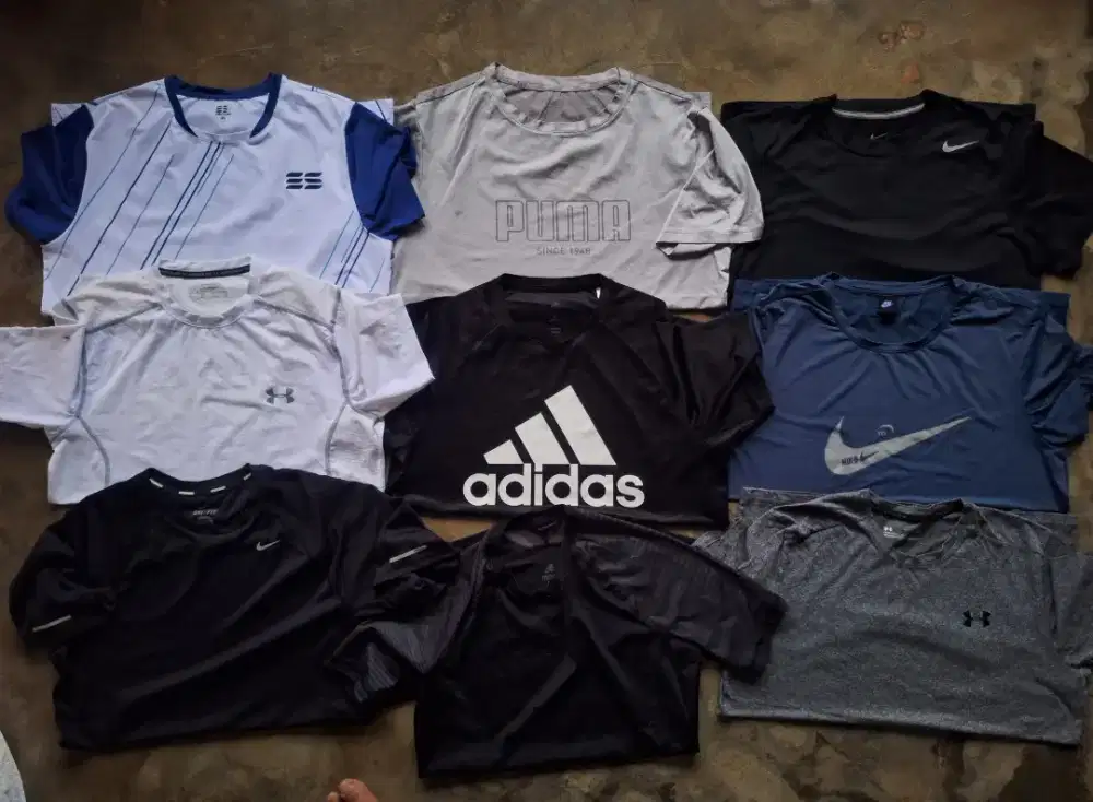 Kaos Olga Dingin Adidas Nike Under