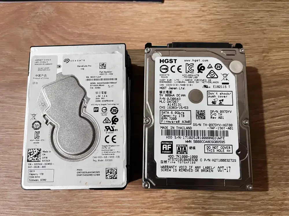 Hardisk Laptop 2.5 Inch 1TB - Kondisi 100% Normal