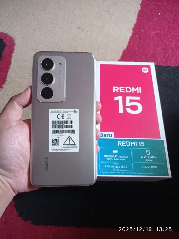 BISMILLAH REDMI 15 RAM 8/256 FULSET MULUS