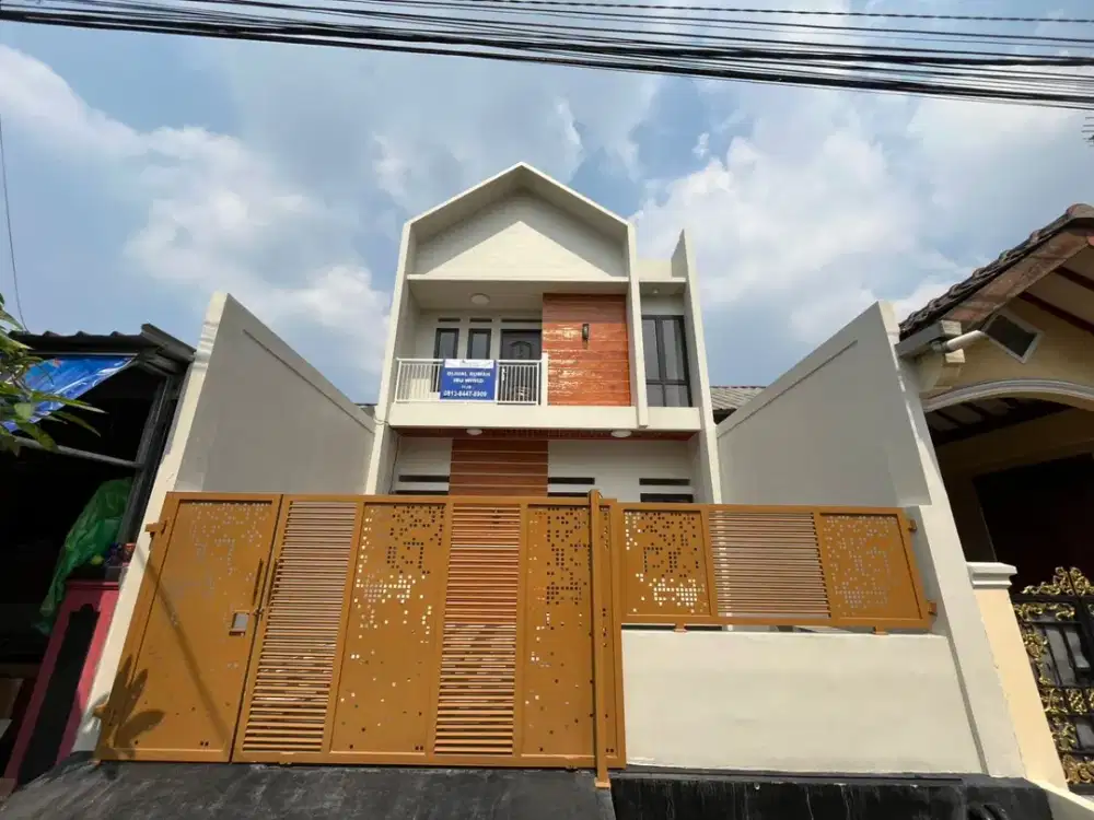 RUMAH 2 LT LUAS 105M² DI LOKASI STRATEGIS BEKASI DEKAT TOL, MALL LIVING & STASIUN KERETA!