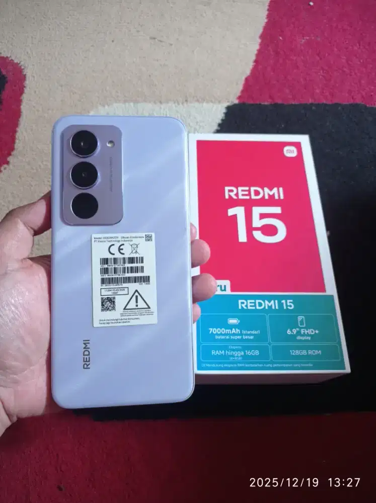 BISMILLAH REDMI 15 RAM 8/128 FULSET MULUS