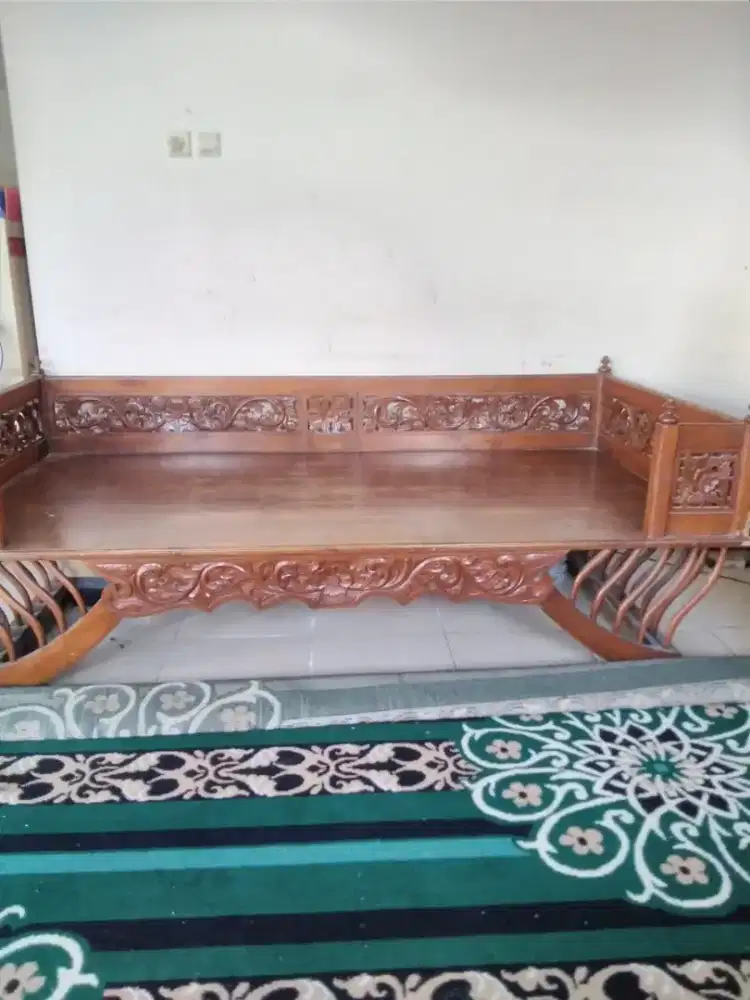 Bangku bale2 kayu jati