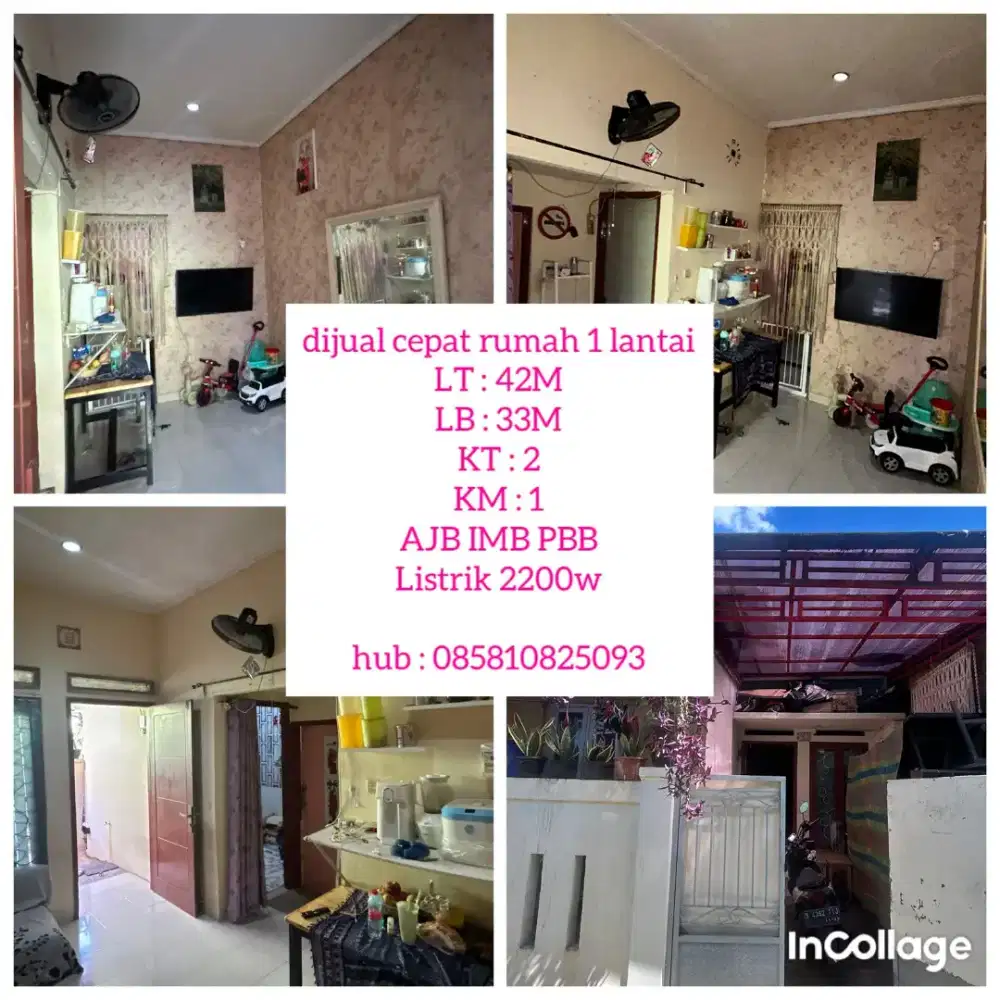 Dijual Rumah Tinggal