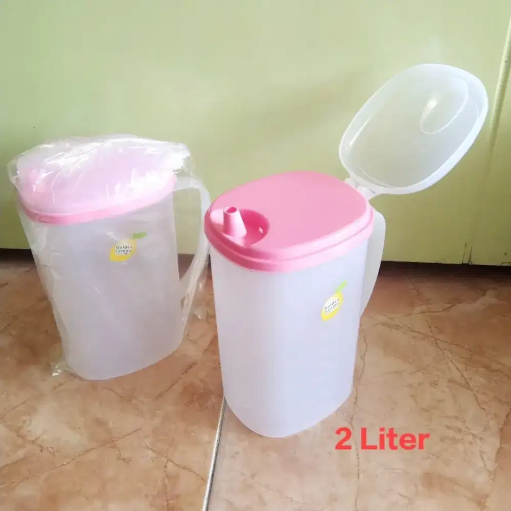 Oil Pot/ Tempat Wadah Minyak 2000 Ml Golden Lemon TMG 125