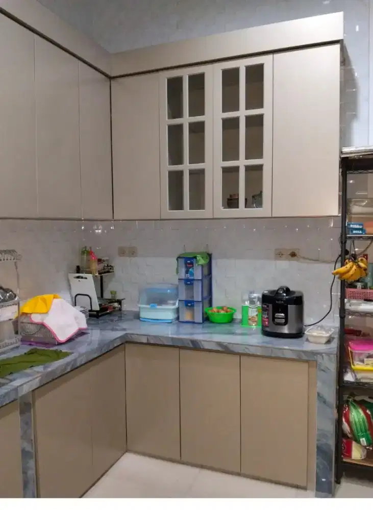 Kitchen set aluminium double layer anti rayap tahan lembab