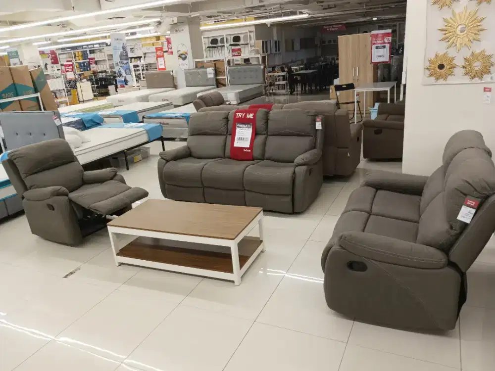 SOFA SET RECLINER MURAH