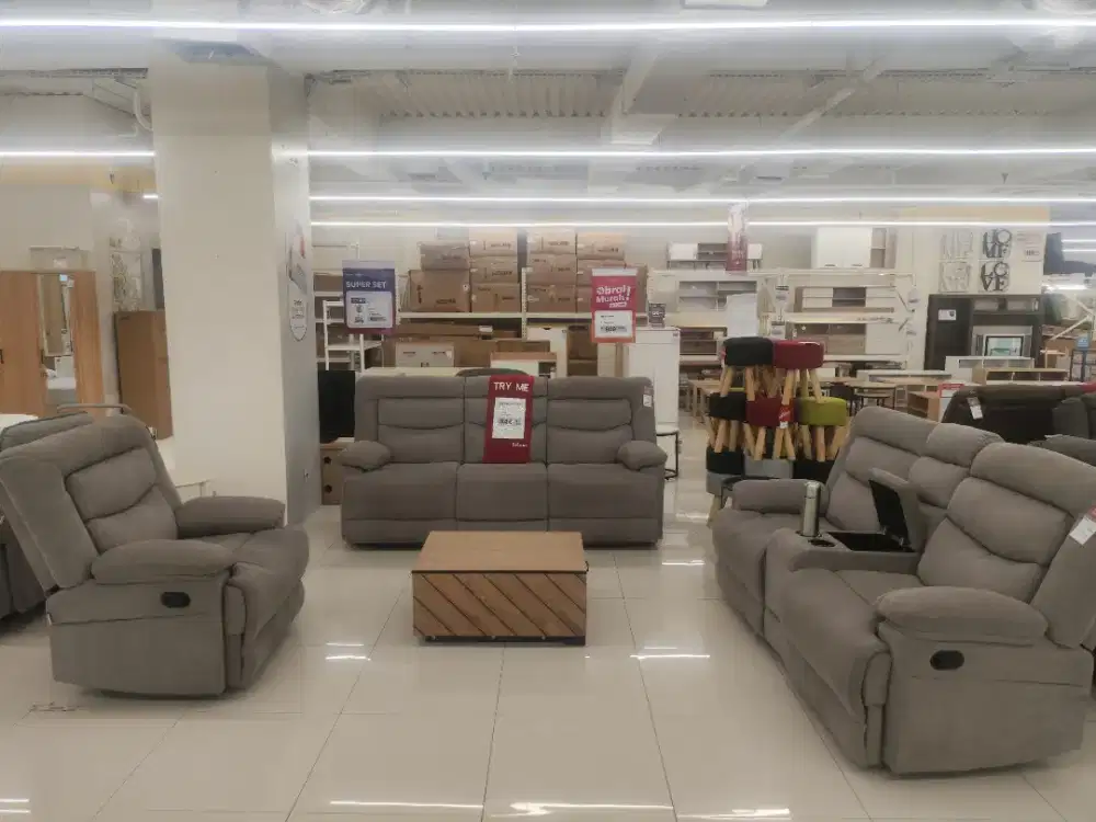 Promo sofa set recliner