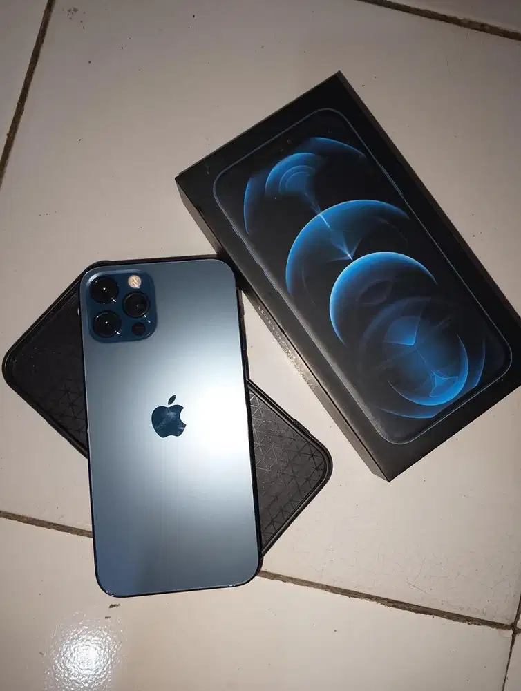 Dijual Cepat Iphone 12 pro 256 gb Pacific Blue