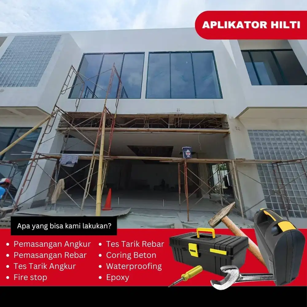 Aplikator chemical Anchor Spesialis Pemasangan Angkur Hilti