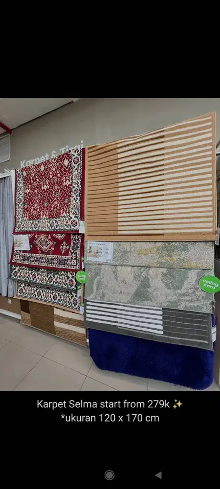 Karpet cantik estetik