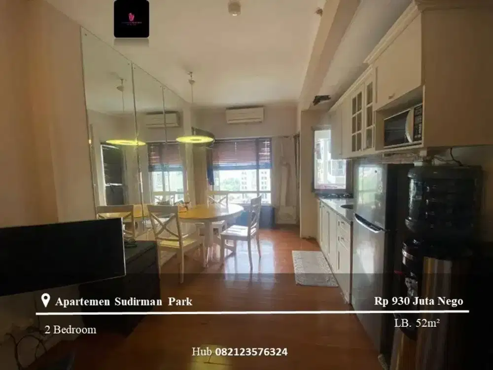 Dijual Apartement Sudirman Park 2BR Fully Furnished
