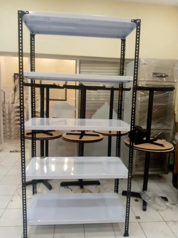 Rak besi rak buku rak kantor