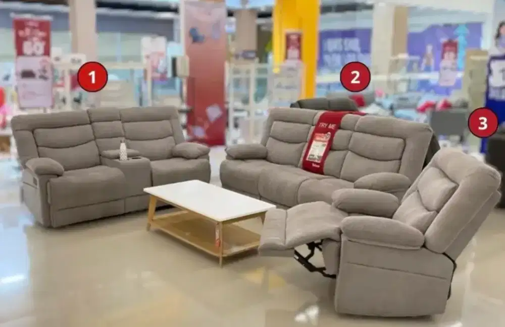 SOFA SET RECLINER