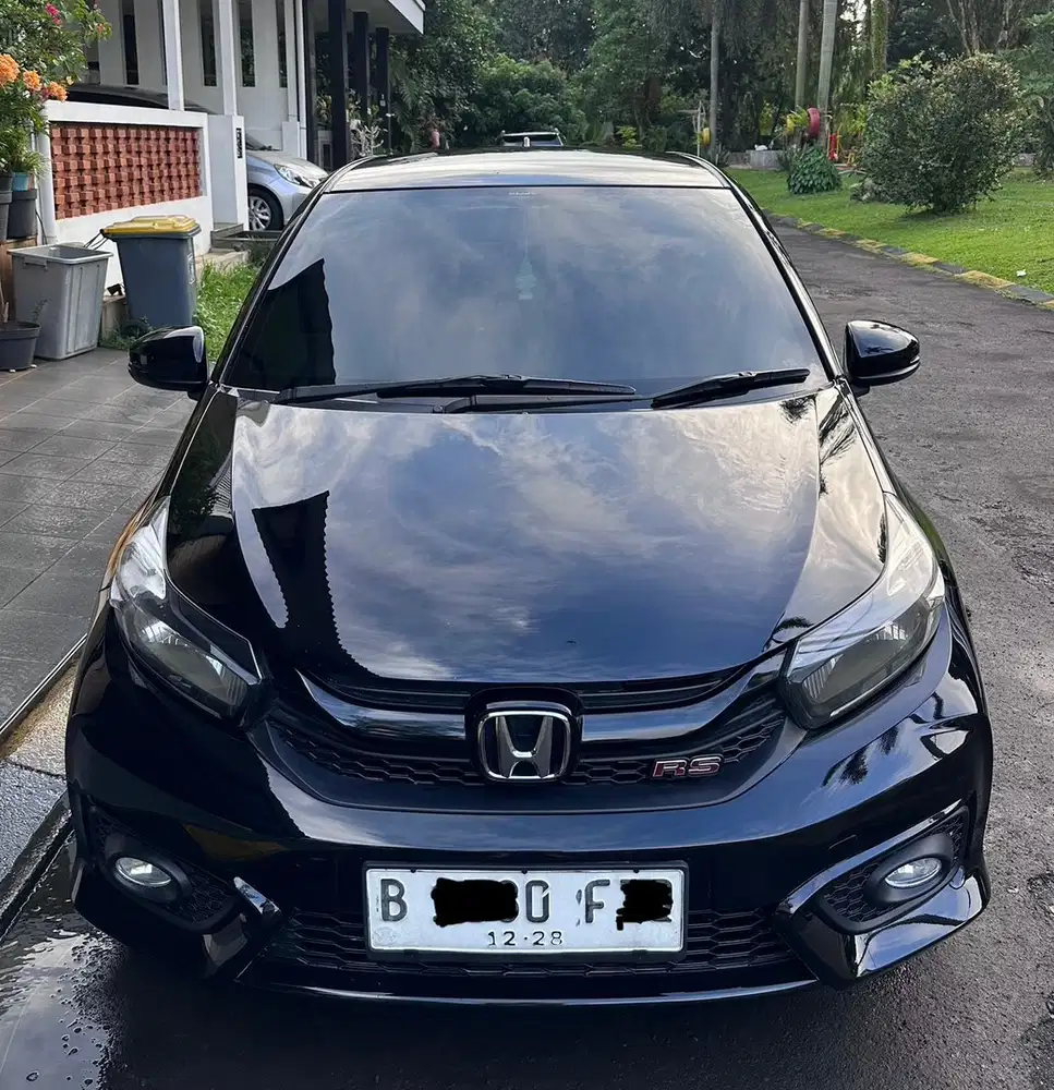 Jual Santai Honda Brio RS Facelift Hitam 2018 Akhir