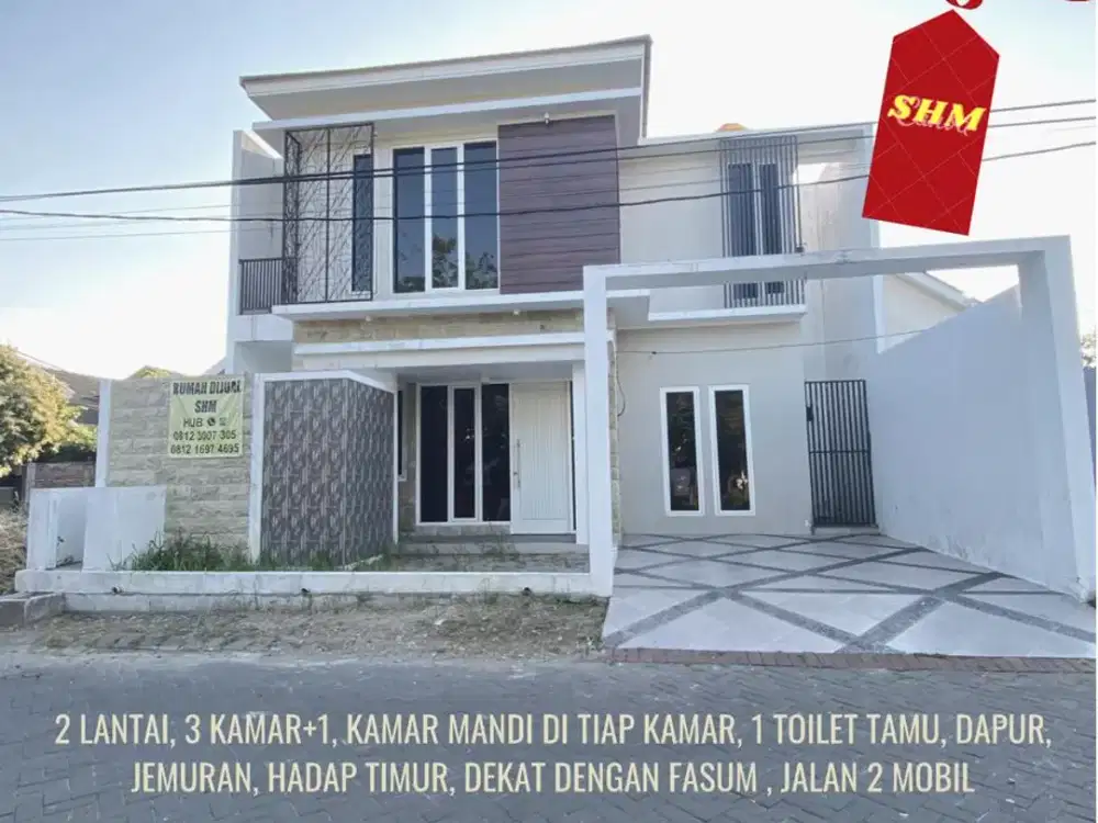 Rumah Dijual Perumahan Dreaming Land benowo Surabaya