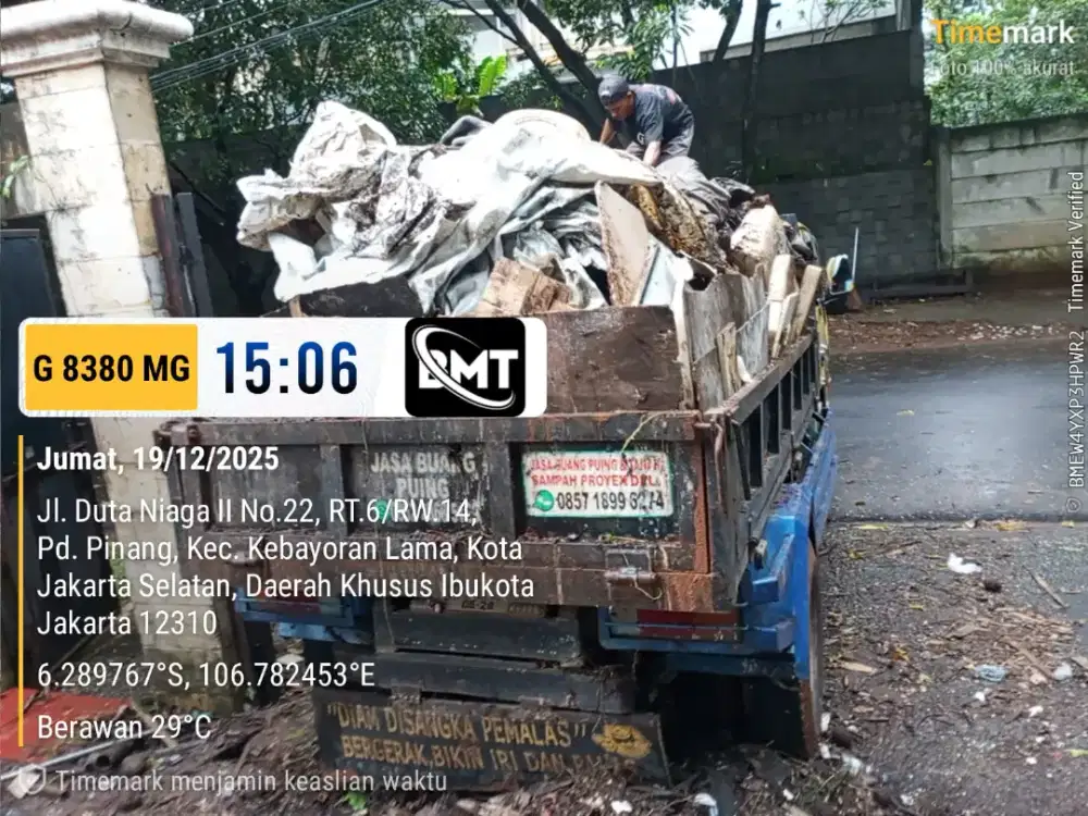 Jasa buang sampah dan buang puing