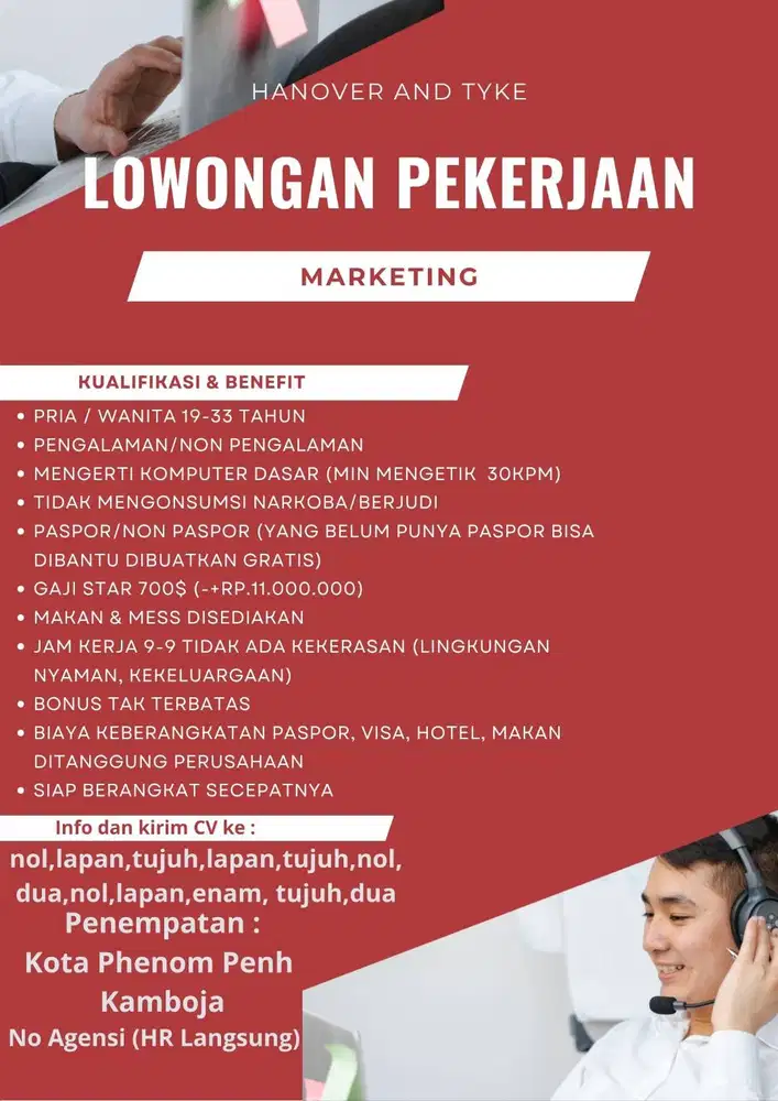 Dibutuhkan Marketing