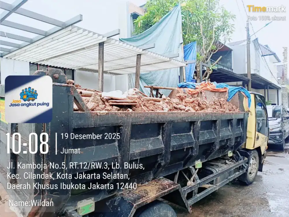 Jasa buang sampah dan buang puing