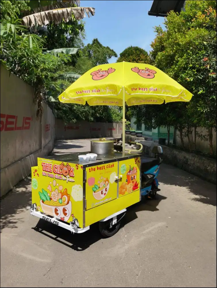 GEROBAK SEPEDA LISTRIK UNTUK USAHA ANDA