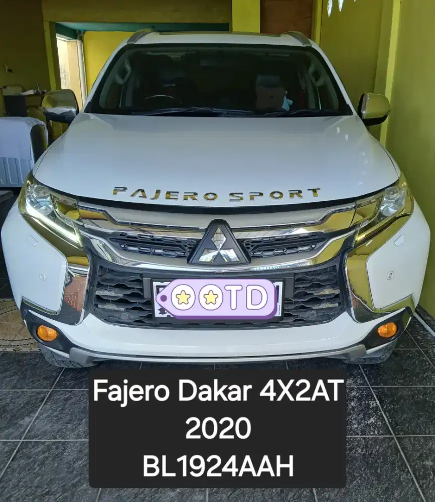 Jual pajero Dakar 4x2 AT 2020 solar
