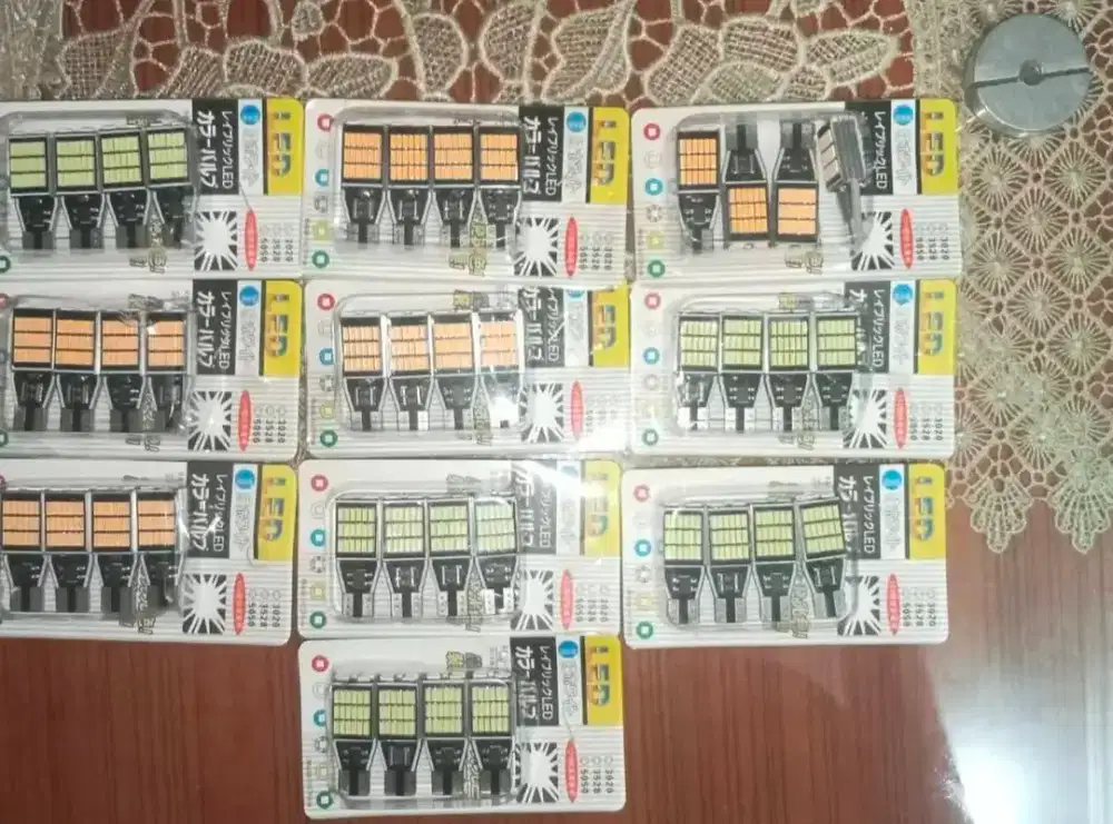 Lampu sein dajjal kuning putih 4 pcs