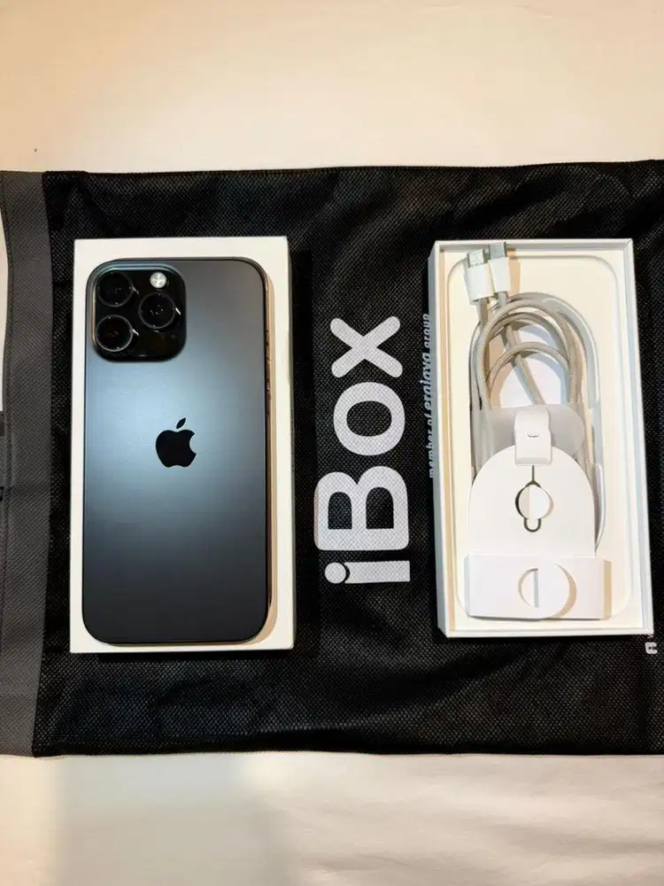 iPhone 16 Pro Max 256GB – Space Black | Mulus Like New