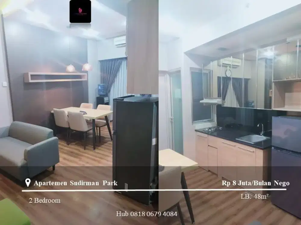 Disewakan Apartement Sudirman Park 2BR Low Floor FF