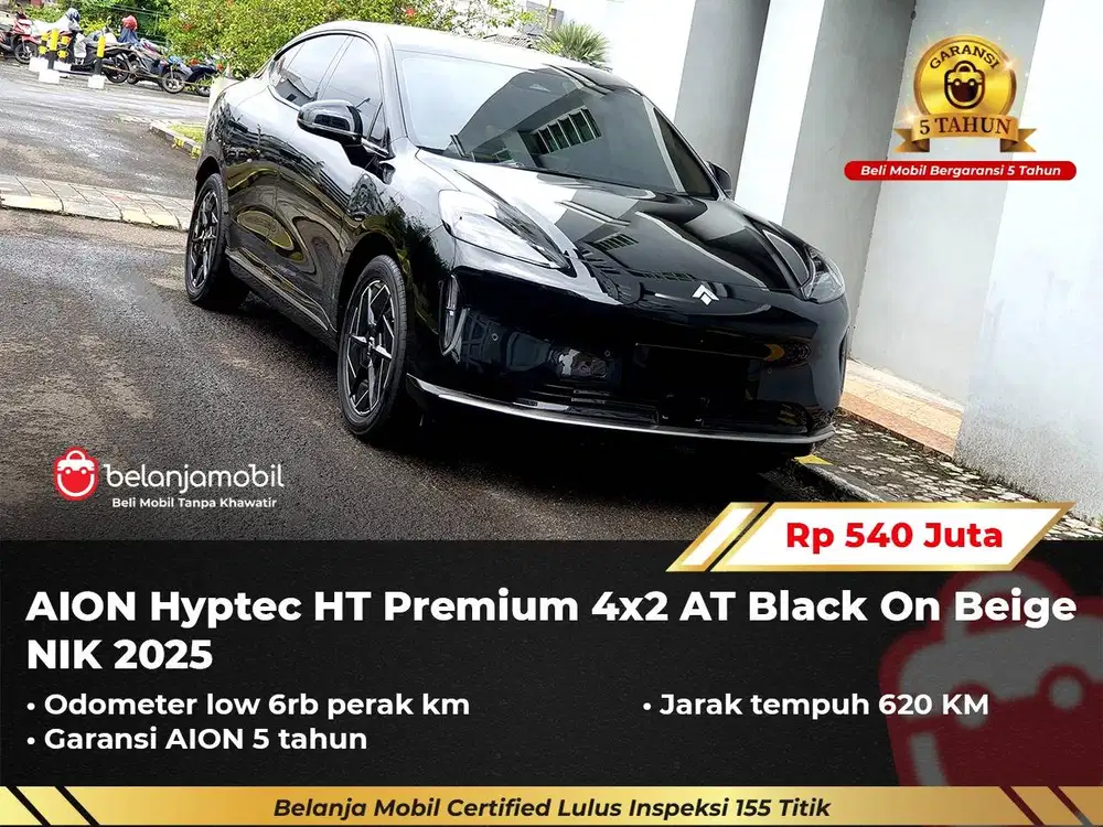 [ GARANSI 5TH ] AION Hyptec HT Premium 4x2 AT 2025/2024