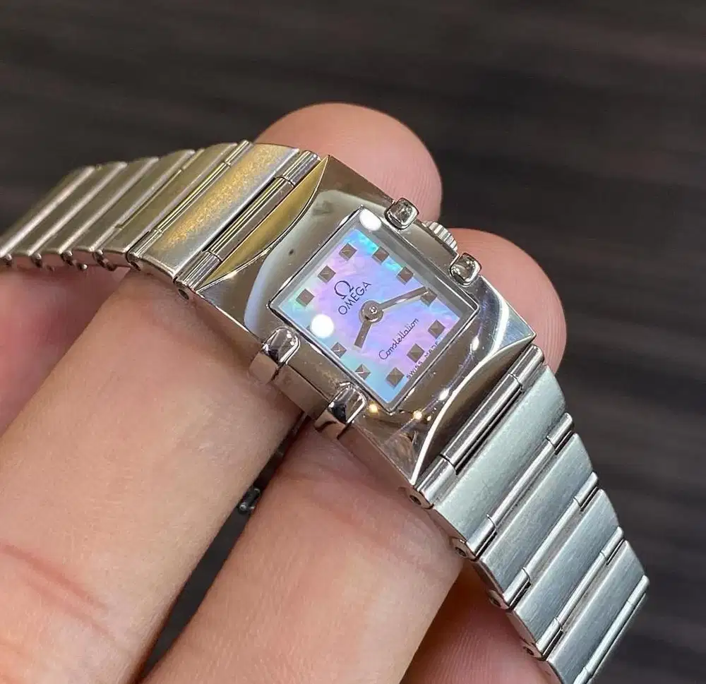 Omega Constellation Quadra Ladies Quartz 15x20mm