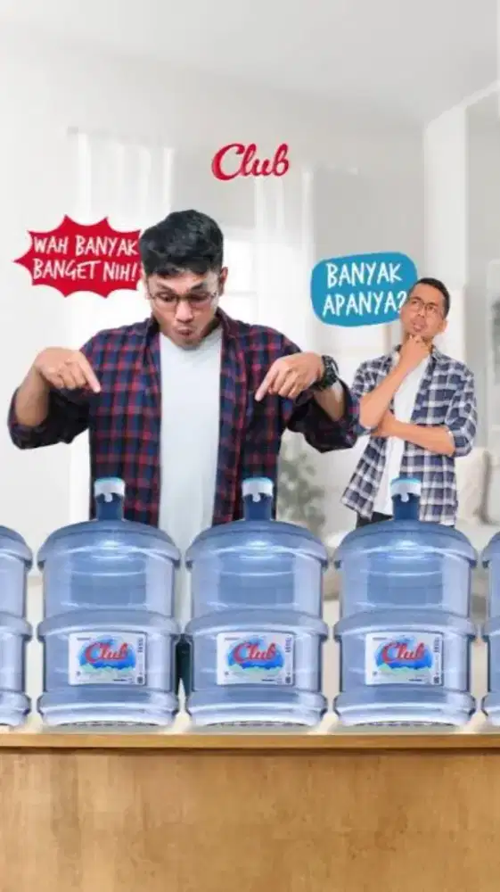 Club galon delivery 1 jam sampai