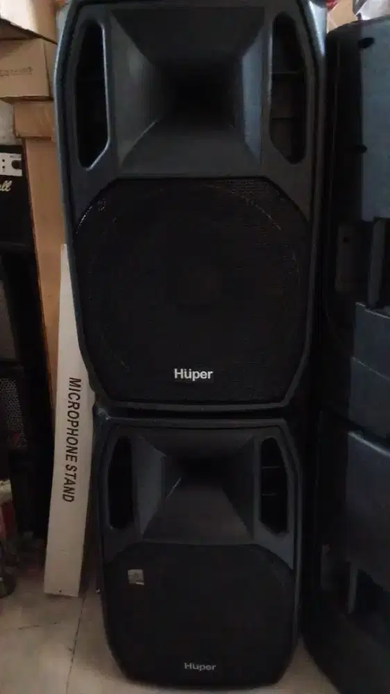 Speaker huper ak15a switch merah ori belum pernah serpisan