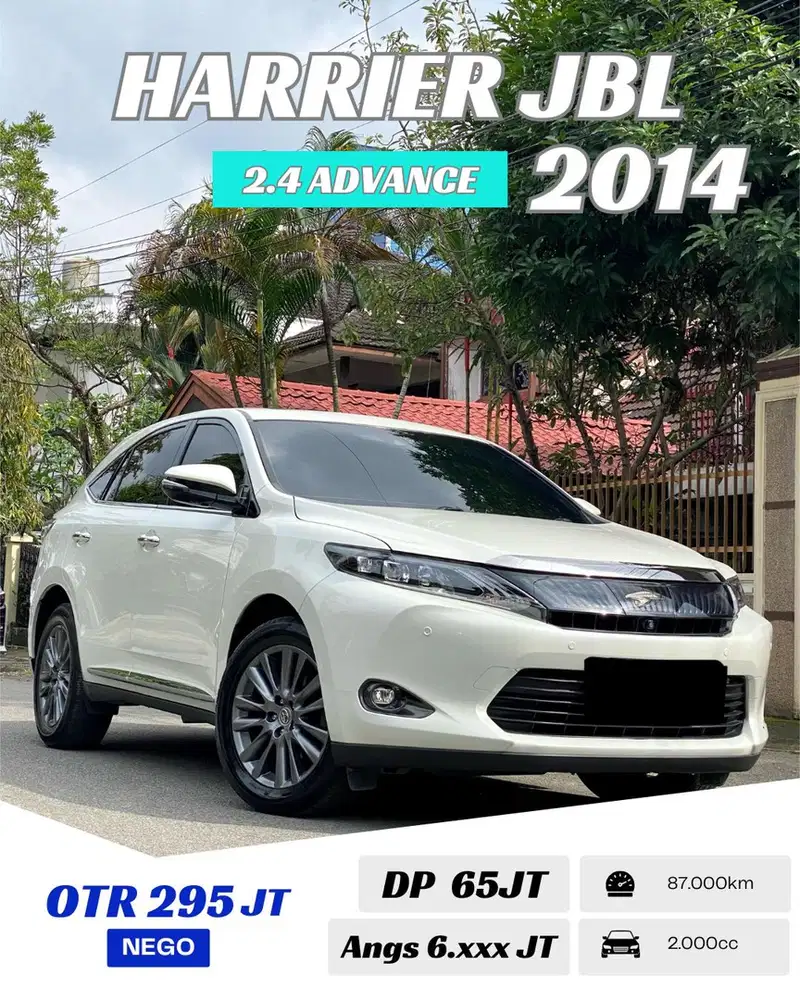 Toyota Harrier 2014 Bensin