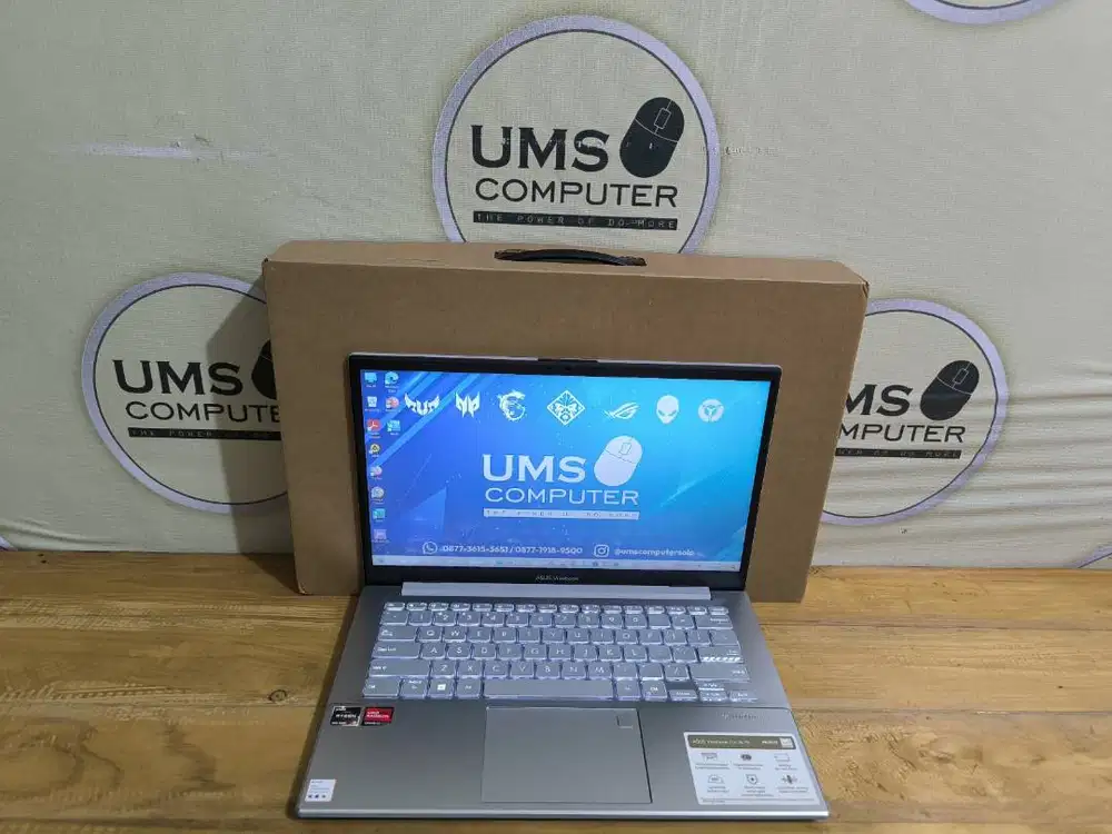 ASUS E1404F RYZEN 5-7530U RAM 16GB SSD 512GB GARANSI FULLSET