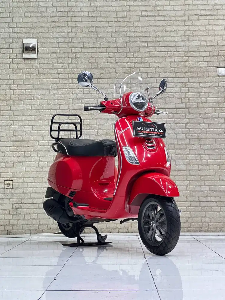 Vespa lx 125 led plat baru cetak mulus mustika